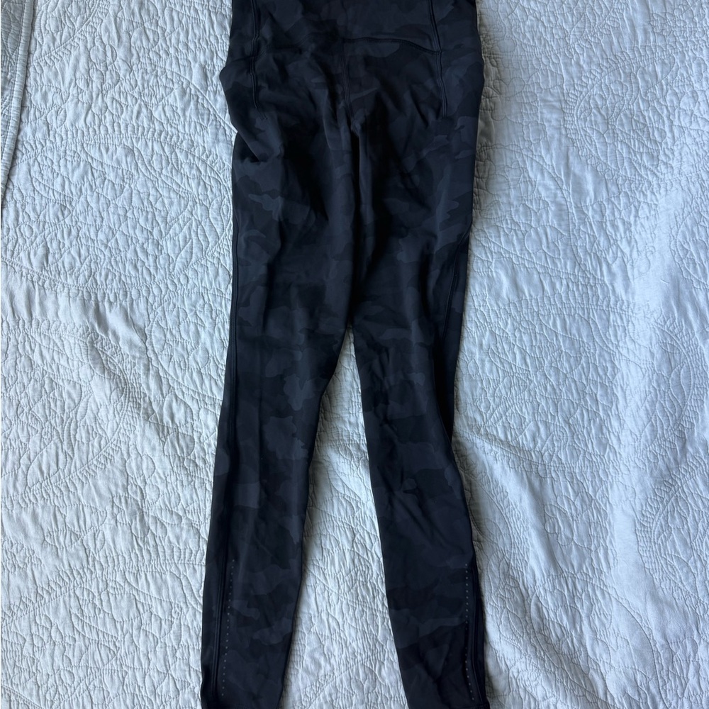 lululemon athletica Black Camouflage Leggings